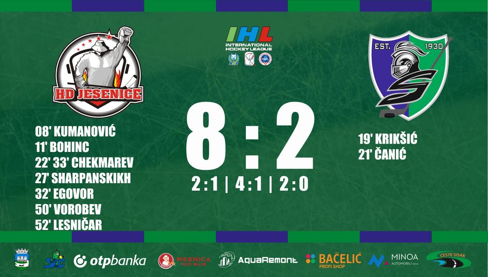 IHL 2021./22.      HD HIDRIA JESENICE vs KHL SISAK