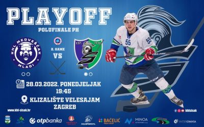 PH 2021./22. *PLAY OFF 2/3*  KHL MEDVEŠČAK MLADI vs KHL SISAK