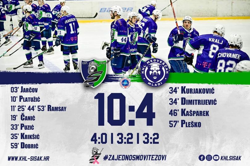 PH 2022./23.   KHL SISAK vs KHL Medveščak Mladi (10:4)