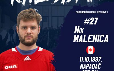 #27 Nik Malenica novi je igrač Vitezova