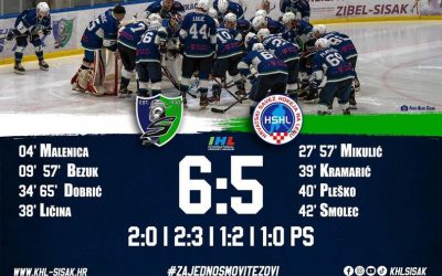 IHL 2022./23.  KHL SISAK vs TCS (6:5)