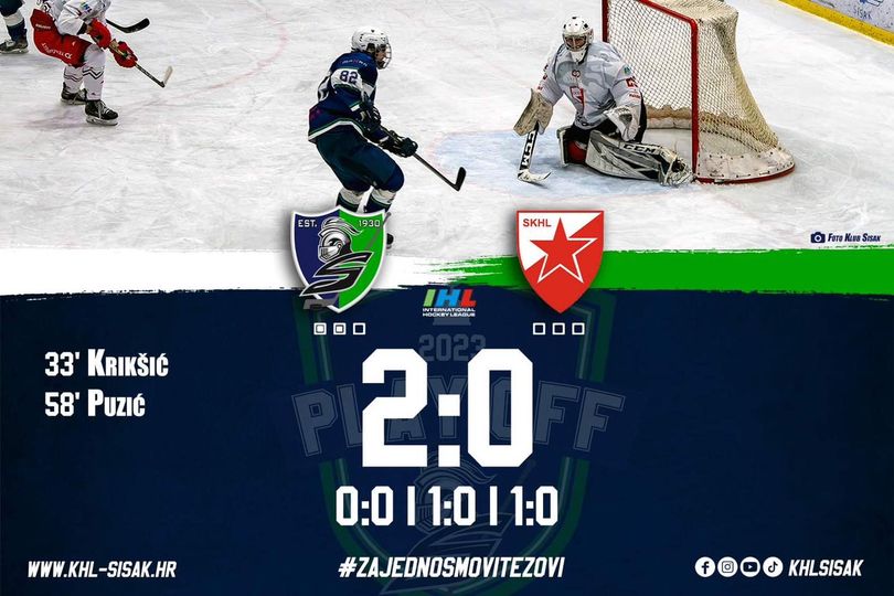 IHL 2022./23.  KHL SISAK vs SKHL C.Zvezda (2:0)