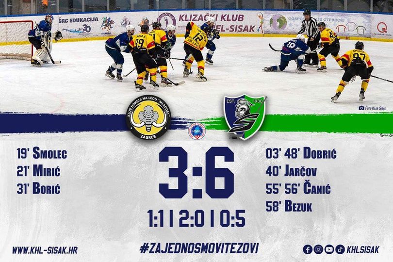 PH 2022./23.  KHL Mladost vs KHL SISAK (3:6)