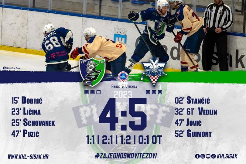 PH 2022./23.  #F5  KHL SISAK vs KHL Zagreb (4:5)