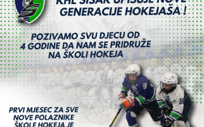 KHL SISAK UPISUJE NOVE GENERACIJE VITEZOVA