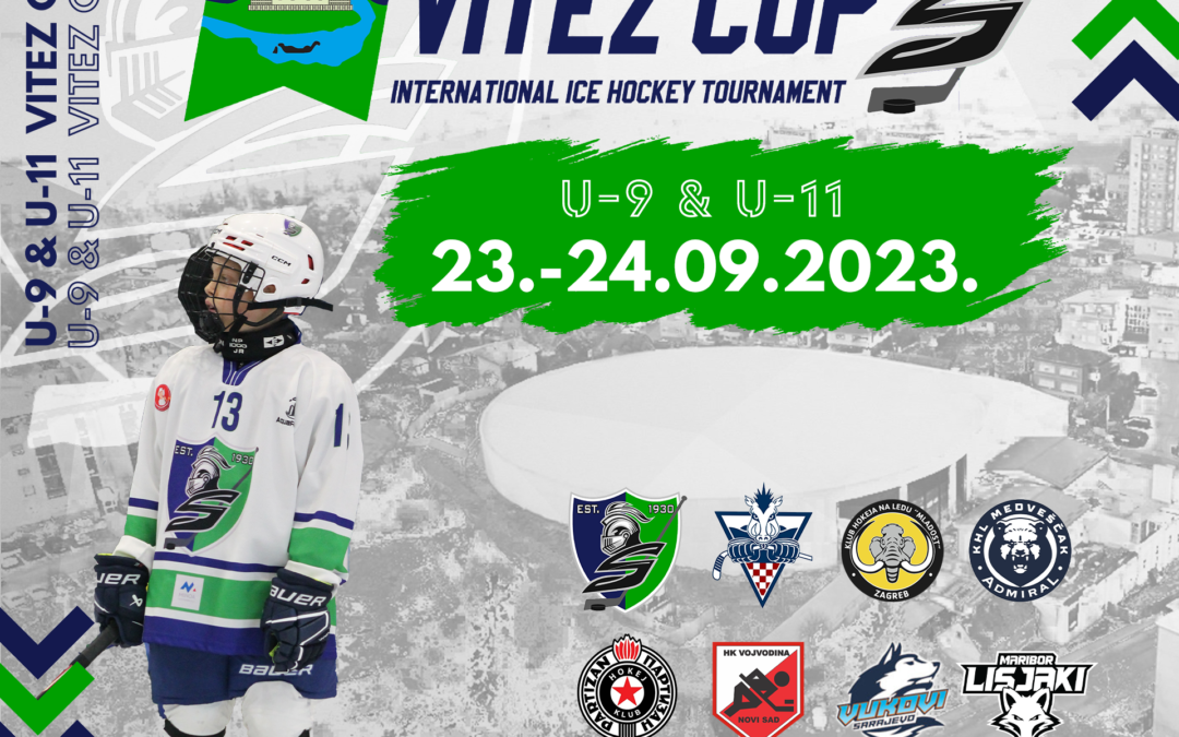 Vitez Cup 2023:  Hokejaški festival za mlade hokejašice i hokejaše
