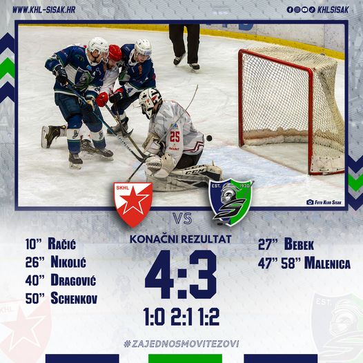 SKHL C. Zvezda vs KHL SISAK (4:3)